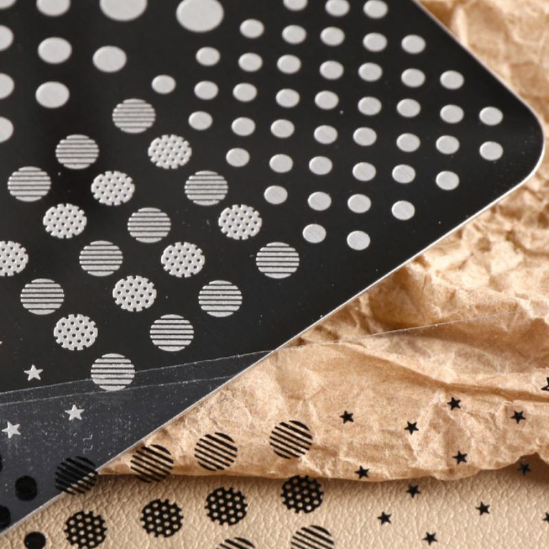 3D Printing Stainless Steel - /Vly/ Niedliche Punkte & Streifen Nagelkunst