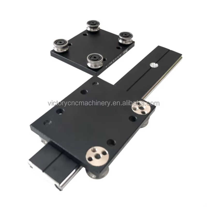 Linear Guide Rail - OSGB10UU-4 mit vier Rädern, schwarz, zweiachsiger