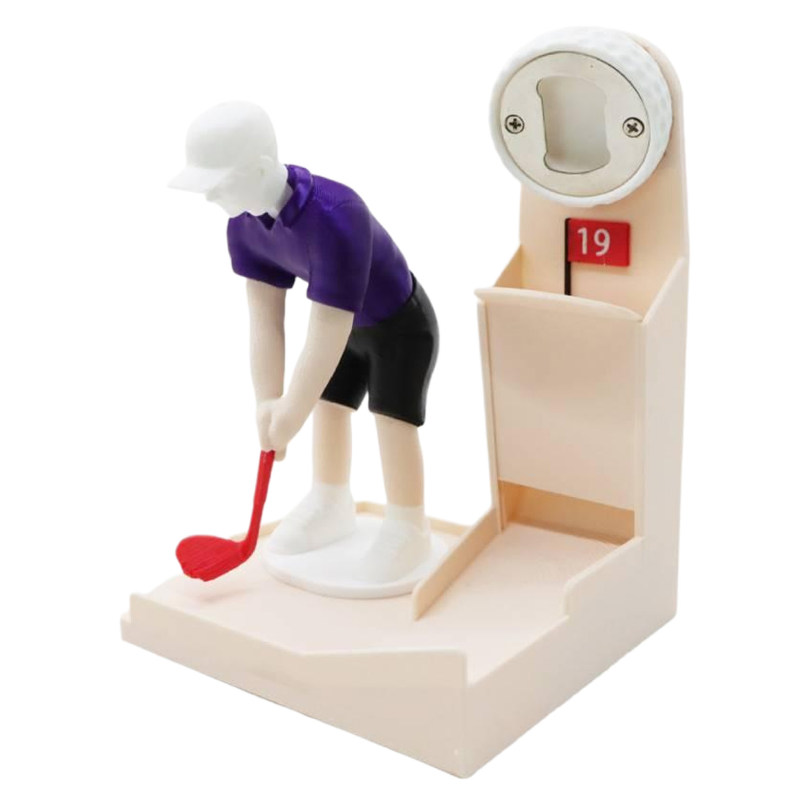 3D Printing Stainless Steel - Neuer Golf-Flaschenöffner Bierflaschenöffner 3D-Gedrucktes Spielzeug Coole