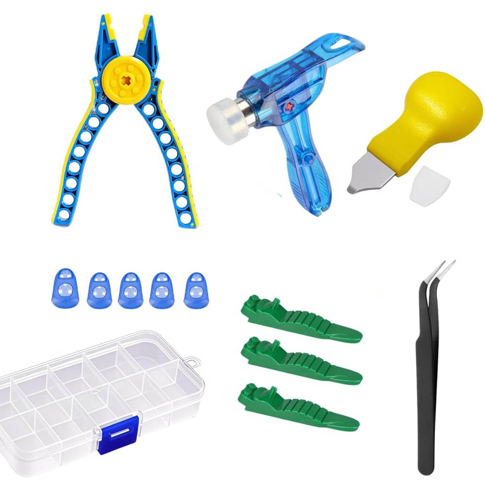 3D Print Removal Tool - 13-teiliges Entferner-Baustein-Werkzeugset: Ziegeltrenner, Blöcke-Werkzeuganzug, multifunktionaler Hammer,