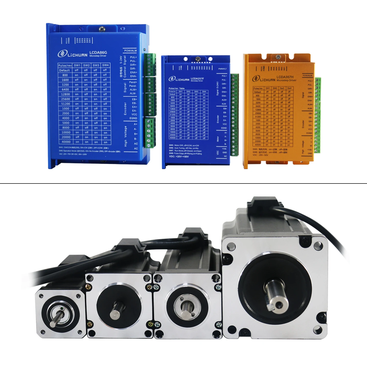 Stepper Motor - 2026 Lichuan 2-Phasen Nema24 2,8Nm/4,5Nm/4,8Nm/5,5Nm Closed-Loop
