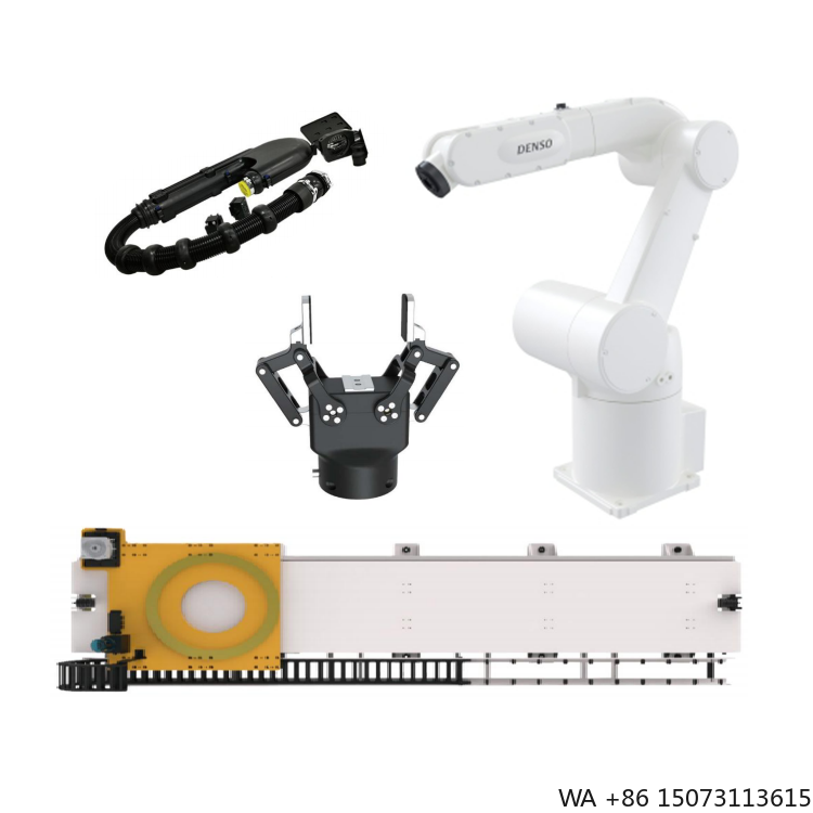 Linear Guide Rail - 6-Achsen CNC-Roboterarm mit Linearführungsschiene, Greifer und