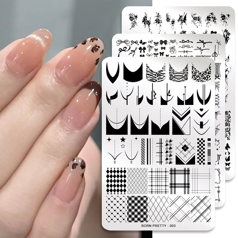 BORN PRETTY Blätter Blume Nail – 3D Printing Stainless Steel Bewertung und Preis