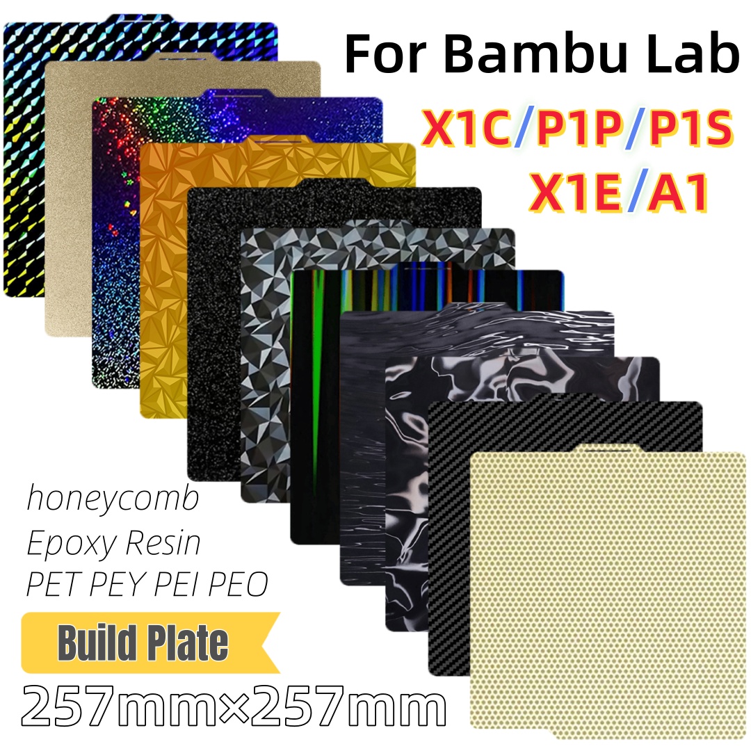 Bauplatte 257x257 Federstahlbl – 3D Printing Bambu Bewertung und Preis