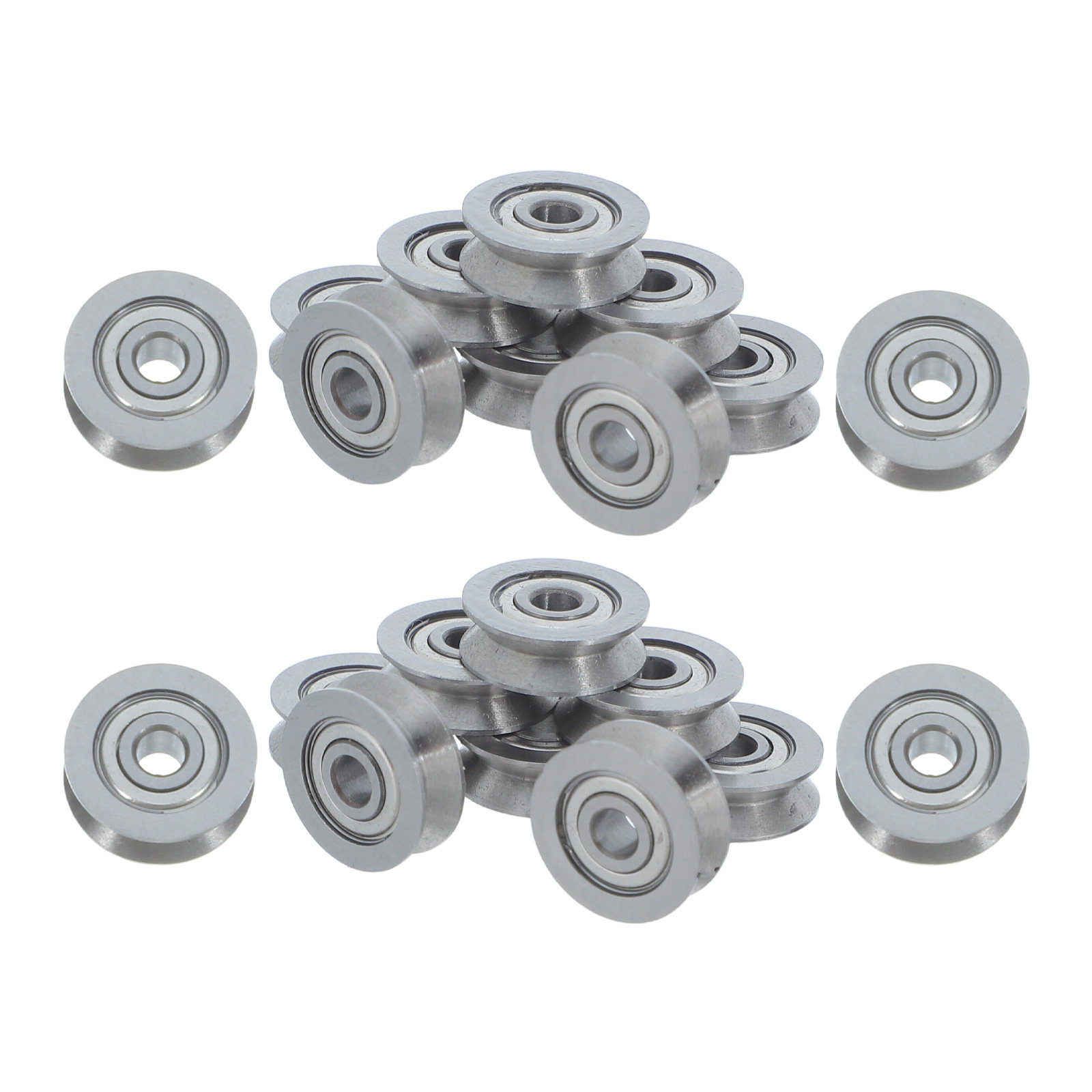20 Stück V-Nuten-Lagerrolle au – Linear Guide Rail Bewertung und Preis