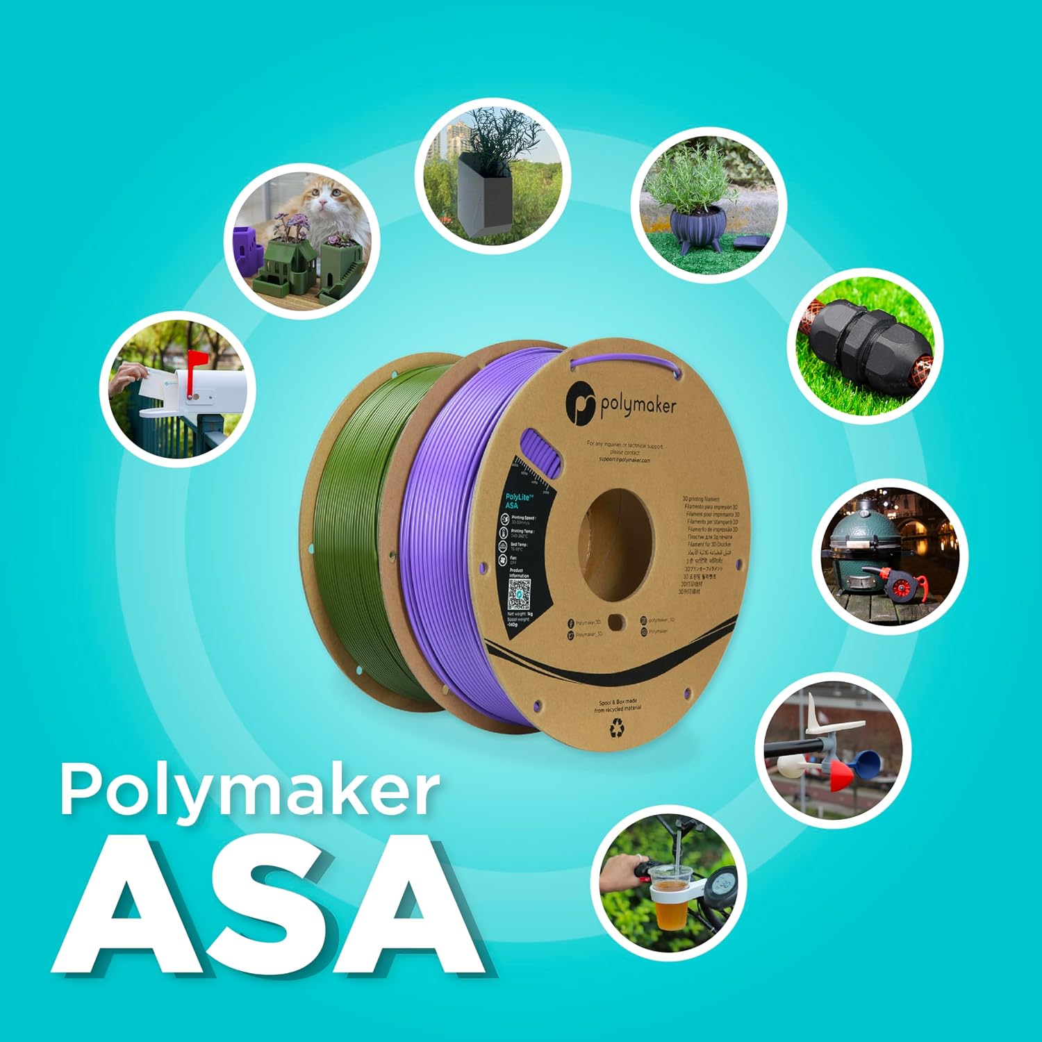 Für ASA-Filament 1,75 mm 5 kg  – Asa Filament Outdoor Bewertung und Preis