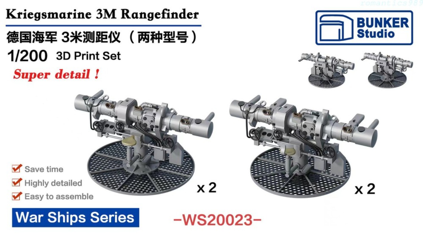 BUNKER Studio WS20023 1/200 Kr – 3D Printing Nyc Bewertung und Preis